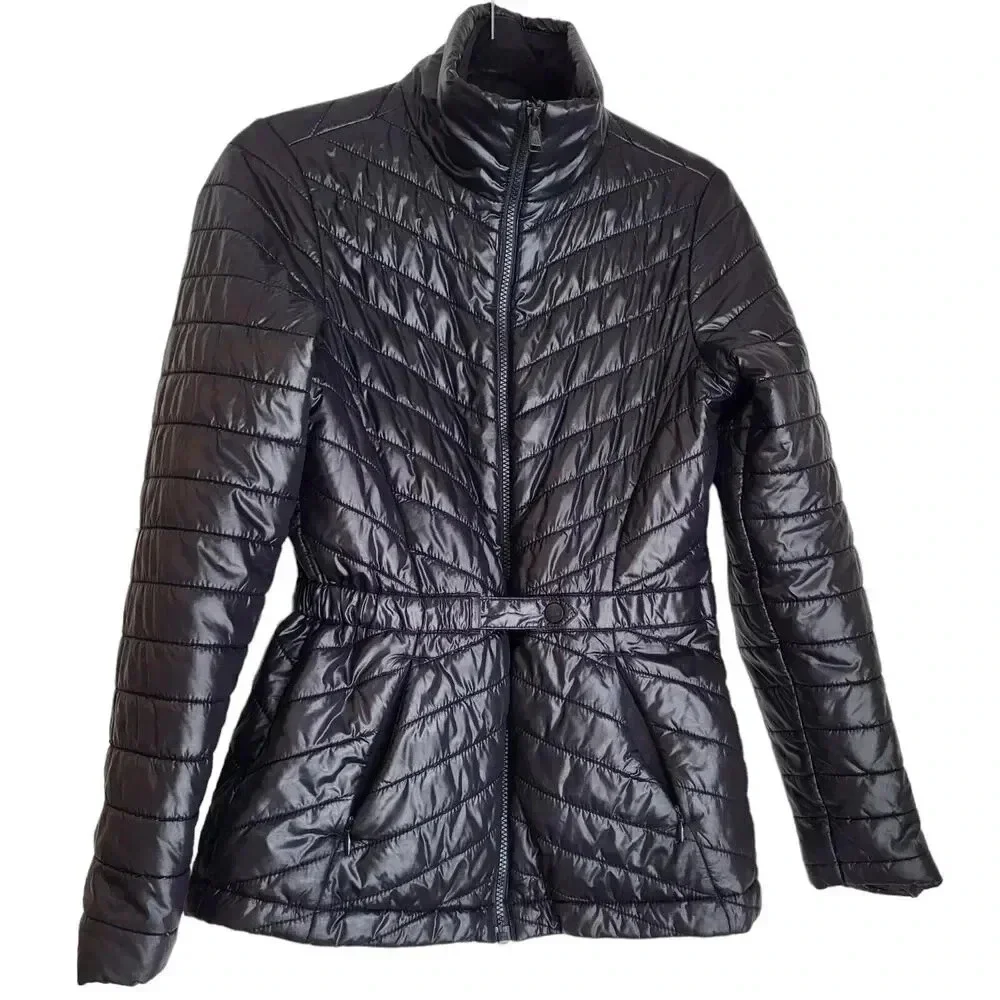 The North Face Women’s Aeliana Triclimate Interior Black Belted Puffer Jacket S